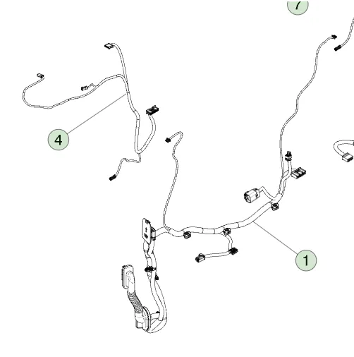 1682223-00-F Жгут передньої лівої двері HARNESS-FRONT LEFT HAND DOOR