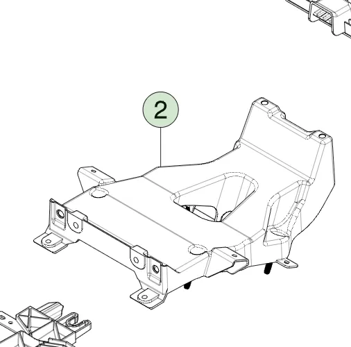 1807265-00-H Кронштейн кермової колонки приладової панелі IP STEERING COLUMN BRACKET