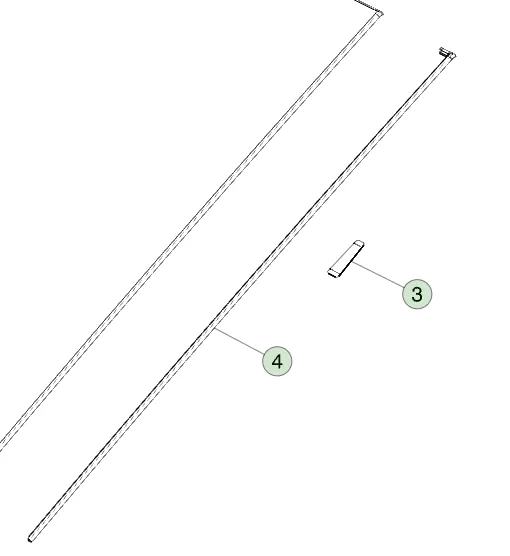 1971905-00-C Ущільнювач бокового краю лобового скла лівий WINDSHIELD SIDE EDGE SEAL – LEFT HAND