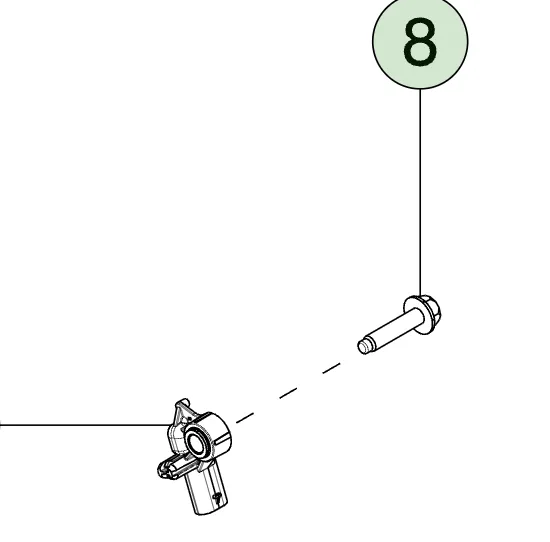 1005817-00-A Шестигранний болт M6×1.00×25 HEX BOLT