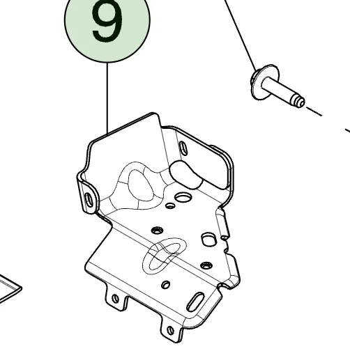 1853212-ST-H Збірка правого кронштейна CFM ASSEMBLY – CFM BRACKET RIGHT HAND