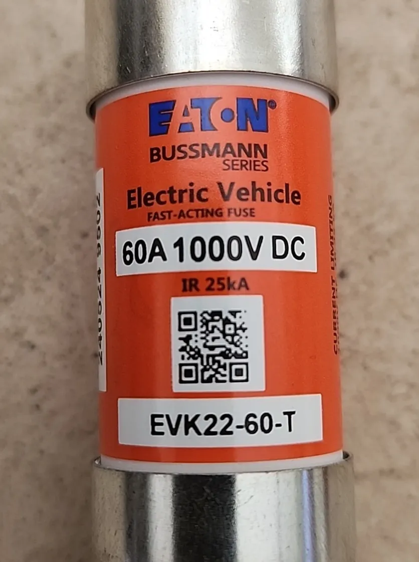 1852992-00-A Плавкий запобіжник PCS 60A – пісочний тип – 1000 В постійного струму (VDC) PCS 60A