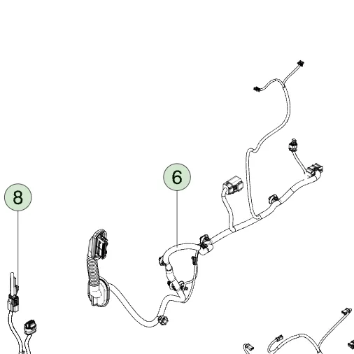 1682226-00-F Жгут задньої правої двері HARNESS-REAR RIGHT HAND DOOR