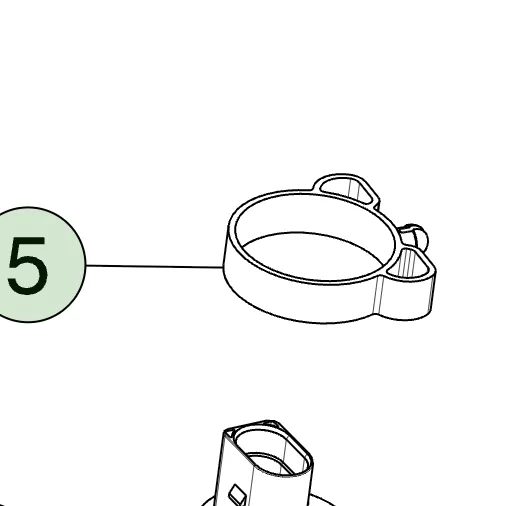 1856907-00-B Тримач насоса бачка омивача HOLDER PUMP WASHER TANK