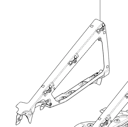 1851875-ST-J Збірка лівої зовнішньої панелі передньої четвертини кузова ASSEMBLY – FRONT QUARTER OUTER PANEL – LEFT