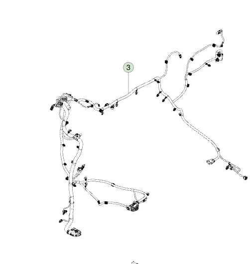1682241-00-G Жгут кузова (коробу) правий HARNESS-BED RIGHT