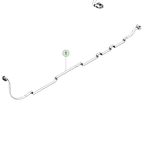 1682221-98-G Жгут середньовольтного центрального каркасу HARNESS-MID VOLTAGE BACKBONE