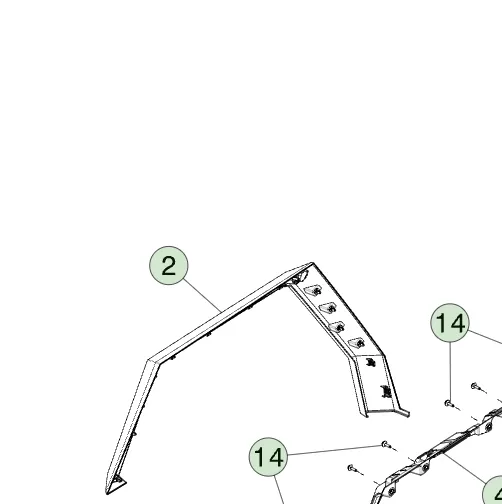 1783419-00-D Права розширювальна накладка переднього крила FRONT FENDER FLARE – RIGHT HAND