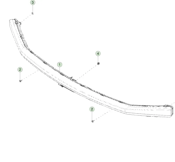 1806407-00-F ППередня світлодіодна лінійка FRONT LIGHTBAR