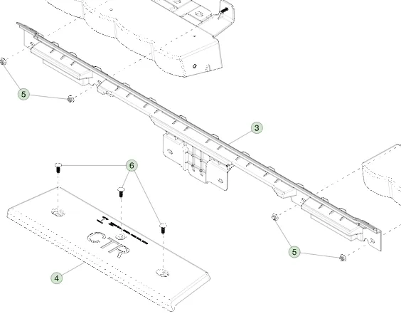 1684640-00-C Центральний кронштейн CENTER BRACKET