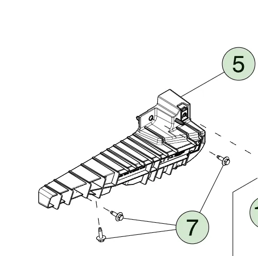 1816601-00-C Заднє посилення порога-ступені — ліва сторона REAR ROCKER STEP REINFORCEMENT – LEFT HAND