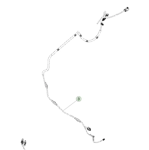 1682254-00-H Жгут проводки передньої кришки (фронтгейту) HARNESS-FRONT GATE