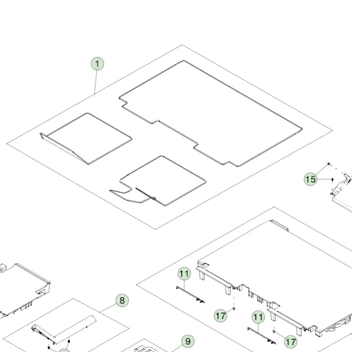 1877885-00-D Комплект килимків для підлоги Cybertruck Cybertruck FLOOR MAT KIT