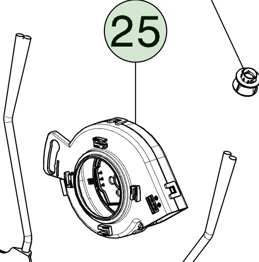 1699953-00-C Вентилятор спинки сидіння з правого боку (1R) 1R SEAT BACK BLOWER