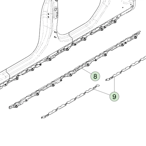 1832248-ST-G Збірка правого опорного кронштейна високовольтної батареї ASSEMBLY – HV BATTERY SUPPORT BRACKET – RIGHT HAND