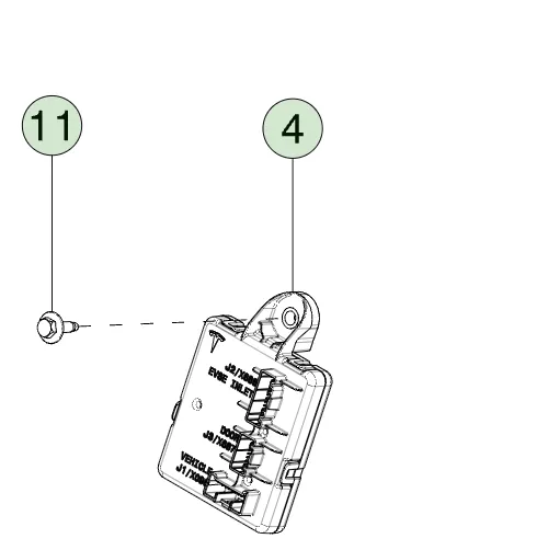 1537264-40-F Блок керування зарядним портом (ECU) в зборі покоління 4 ASSEMBLY CHARGE PORT CONTROLLER ECU GEN 4