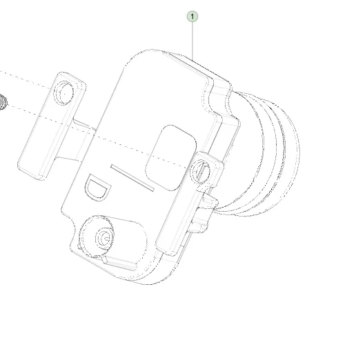 1798829-N0-B Камера заднього виду REAR FACING CAMERA