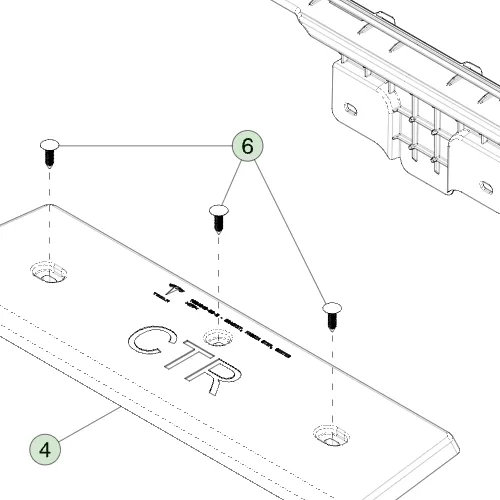 1666832-00-A Кліпса для щітки 75×271 мм BRUSH CLIP
