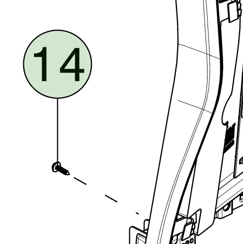 1615243-00-A Гвинт 10AB довжиною 3/4 дюйма (приблизно 19 мм) SCREW