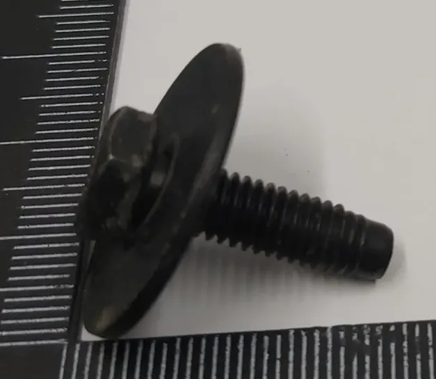 1484170-00-A Гвинт SEMS M6×18 із шестигранною головкою та фланцем клас міцності 8.8 покриття G1009[B] з шайбою (MAT) та фіксатором різьби (ADH) SEMS