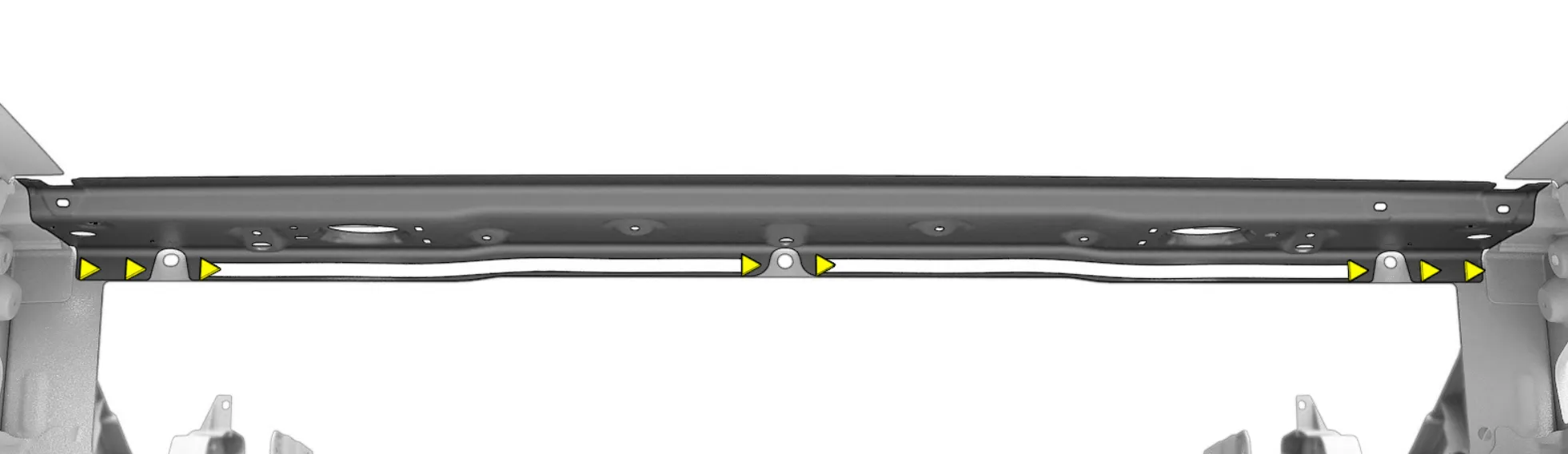 1817229-ST-DЗбірка внутрішнього заднього перемичка (хедера) ASSEMBLY – REAR HEADER INNER