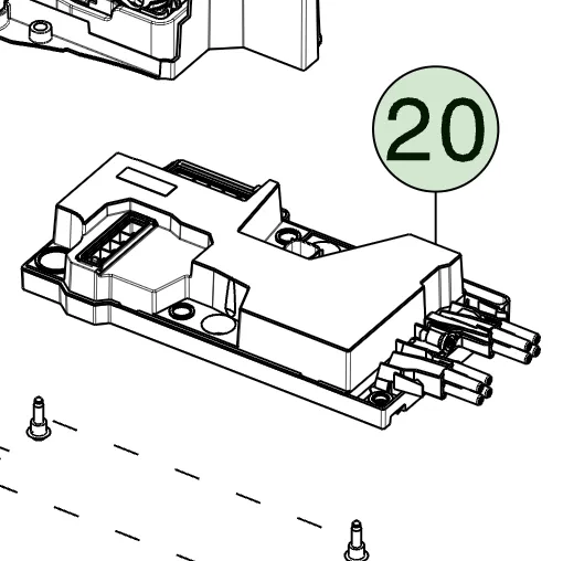 1880597-00-F Розподільна коробка змінного струму AC JUNCTION BOX