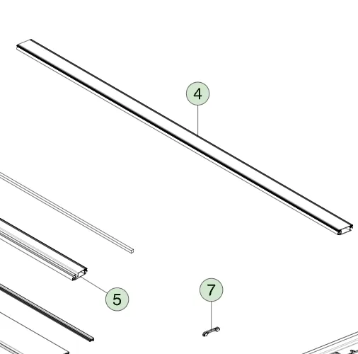 2006978-00-A Втулка планки — збірка ущільнювача — сервісний комплект для тонно BUSHING SLAT – SEAL ASSEMBLY – TONNEAU SERVICE KIT