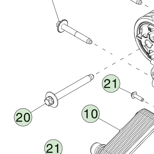 1916889-00-A Болт кріплення приводу – M12x107 BOLT