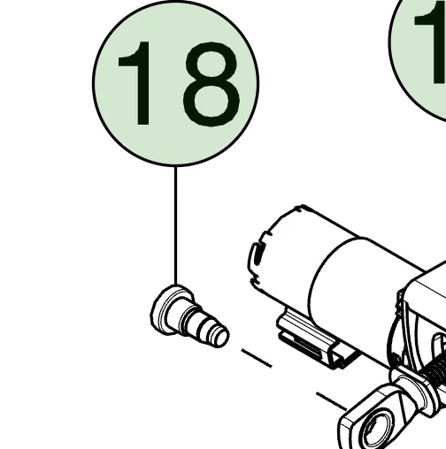 1109741-00-E  Самонарізний болт плоска голівка 10×6.2 М8×14 клас міцності 109 цинкування клейове покриття матеріал: болт для мотору міні-похилу SBOLT