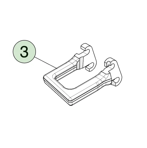 1250543-00-B Буксирувальний гак — права сторона RECOVERY HOOK – RIGHT HAND