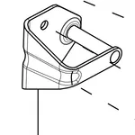 1857072-00-C Фіксатор замка заднього борту TAILGATE STRIKER 1857072-00-C Фіксатор замка заднього борту TAILGATE STRIKER