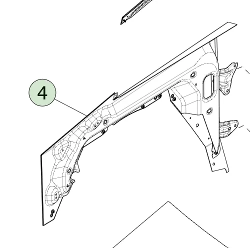 1900764-9N-A Збірка правого крила ASSEMBLY – FENDER – RIGHT HAND