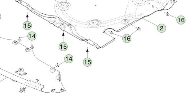 1939643-00-B Передній аеродинамічний щит — штампована деталь FRONT AERO SHIELD – STAMPING 1939643-00-B Передній аеродинамічний щит — штампована деталь FRONT AERO SHIELD – STAMPING