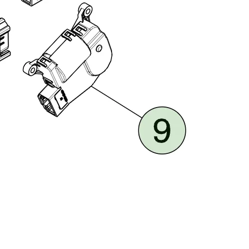 1500623-00-A HVAC — верхній та нижній приводи (актуатори)  HVAC- UPPER AND LOWER ACTUATOR