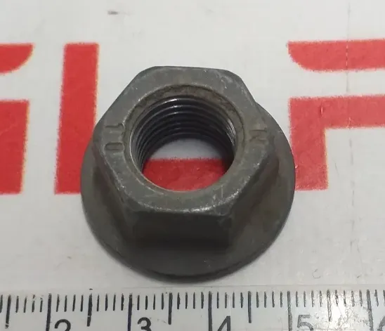 1004356-00-B Гайка M14×2.00 з фланцем і самогальмівною різьбою клас міцності 10 покриття ZnNi-W NUT