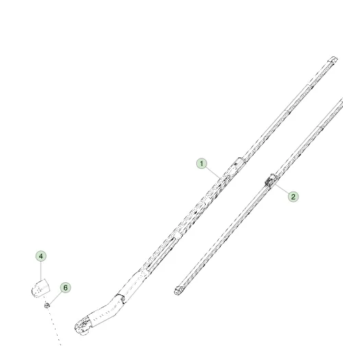 1853255-00-F Важіль і щітка склоочисника — в зборі WIPER ARM & BLADE ASSEMBLY