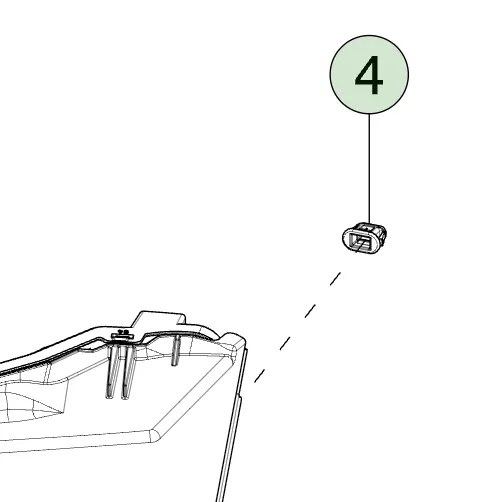 1935655-00-A Втулка (громмет) 8.8×17.6 мм жорсткість 1.5 матеріал POM (поліоксиметилен) GROM