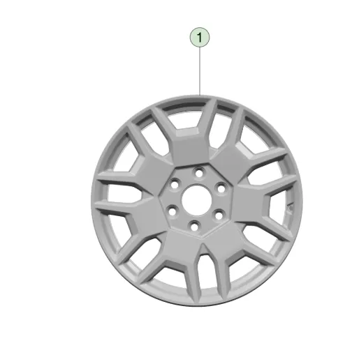 1250222-00-C Диск колісний — 20×9.0J ET58.5 — преміум WHEEL – 20X9.0J ET58.5 – PREMIUM