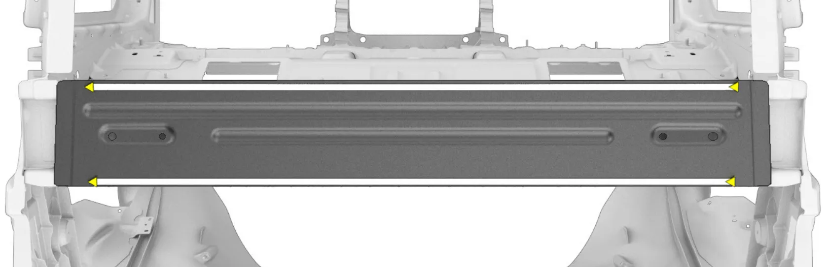 1782828-ST-A Панель верхнього заднього перемичка (хедера) PANEL – REAR HEADER UPPER
