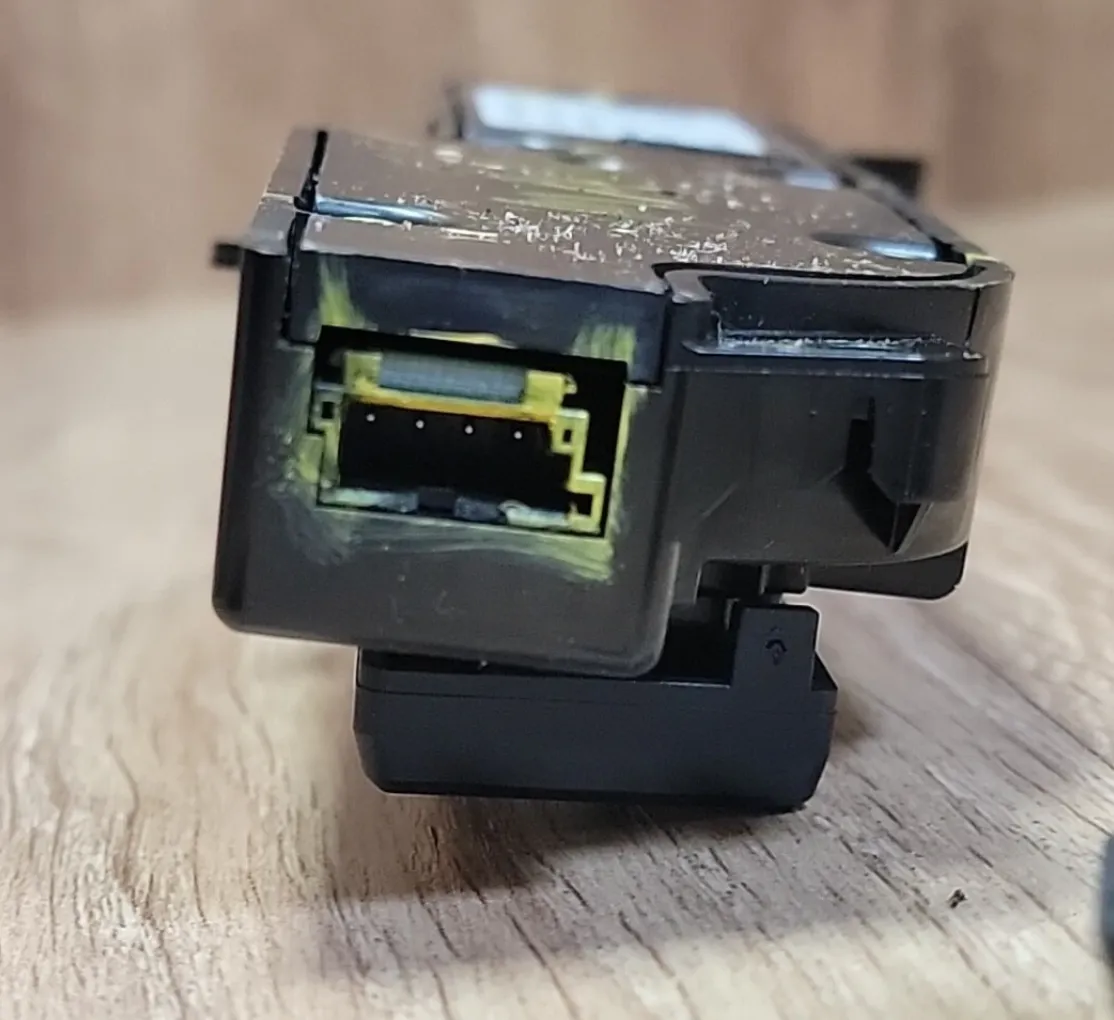 1864038-00-F Перемикач сидіння 1-го ряду 8-позиційний із регулюванням поперекового підпору — сірий лівий бік 1ST ROW SEAT SWITCH 8WAY WITH LUMBAR – GREY – LEFT HAND