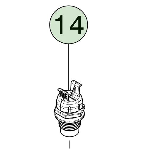 1862034-00-F Корпус дихального клапана привідного вузла DRIVE UNIT BREATHER HOUSING