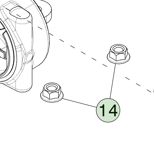 1862034-00-F Корпус вентиляції привідного модуля DRIVE UNIT BREATHER HOUSING