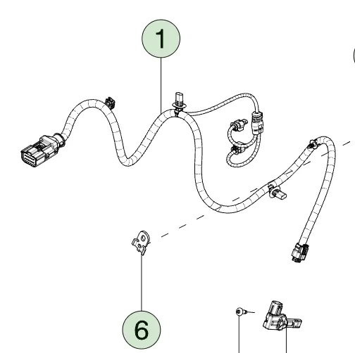 1250761-00-E Жгут проводки шасі — передній CHASSIS HARNESS – FRONT