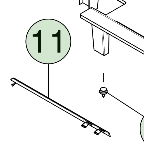 1877851-00-E Обідок повітропроводу DUCT BEZEL