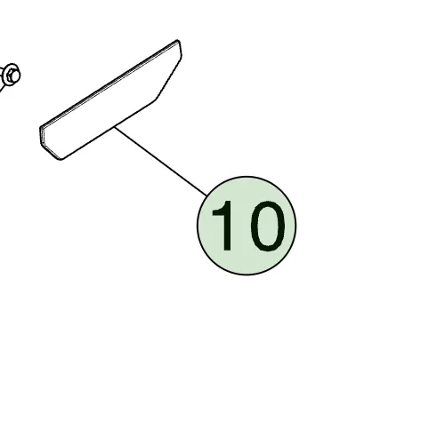 1848579-00-D Лівий закривальний елемент CLOSEOUT – LEFT HAND