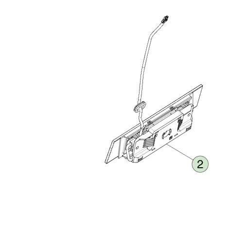 1784575-00-D Спусковий механізм дверей стійки B — правий бік B-PILLAR DOOR TRIGGER – RIGHT HAND