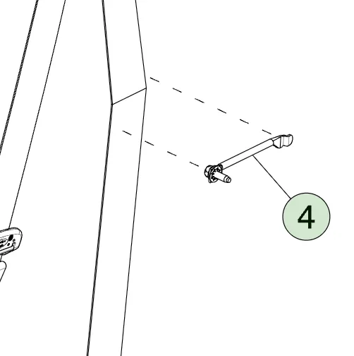 1902453-00-A Напрямна стрічки ременя безпеки з одним кріпленням SINGLE FASTENER SEATBELT WEBGUIDE