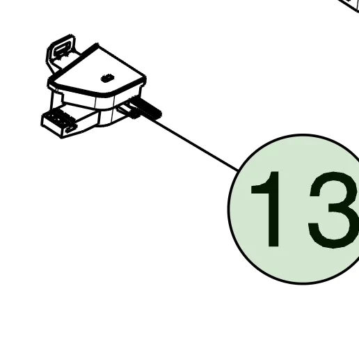 1819245-04-C Електричний перемикач відкриття дверей — правий ELECTRIC DOOR RELEASE SWITCH – RIGHT HAND