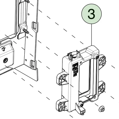 1857224-00-G Збірка вихідної дверки вантажного відсіку BED OUTLET DOOR ASSEMBLY