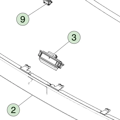 1819393-00-C Кнопка відкривання переднього багажника FRUNK SWITCH